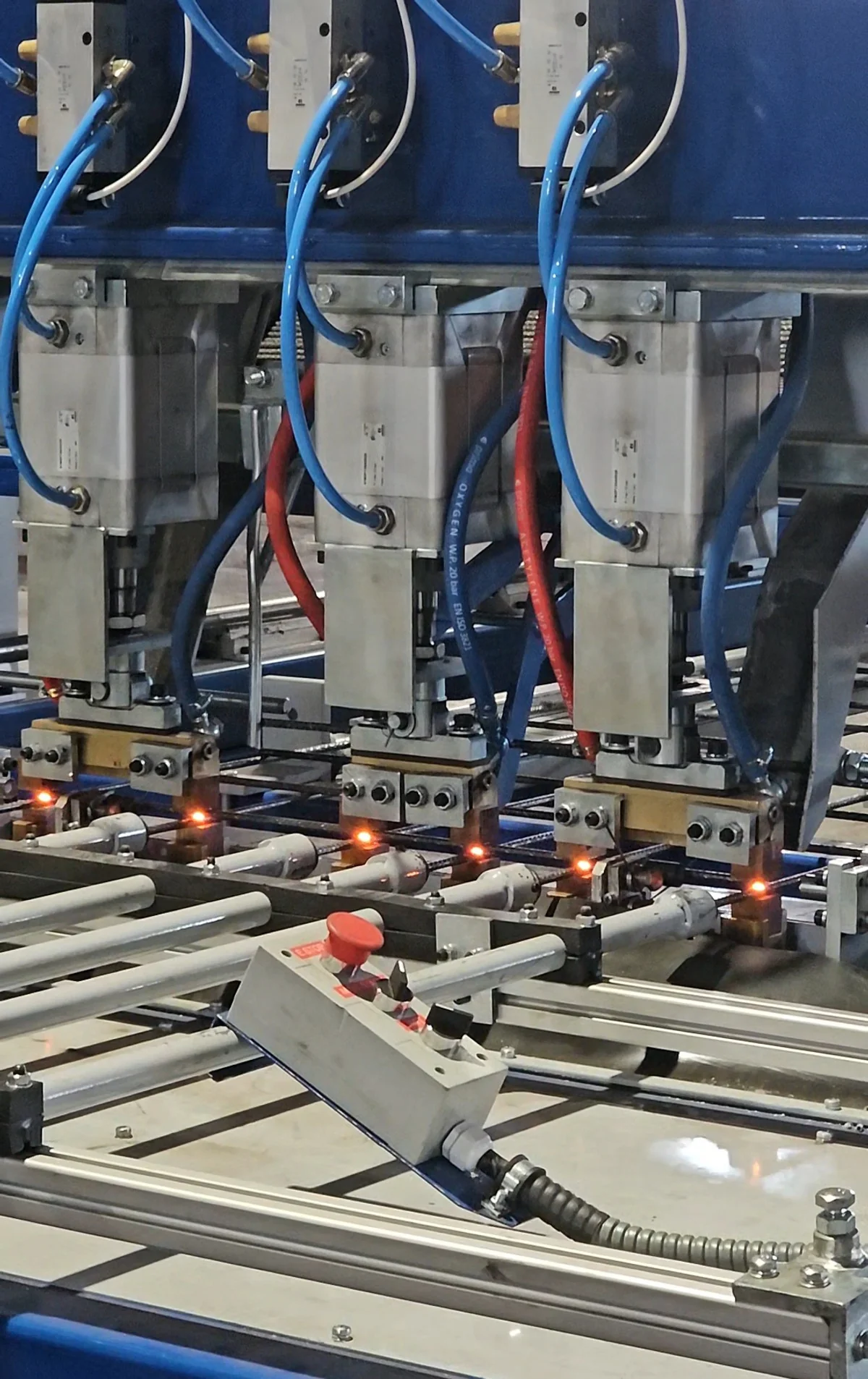 Pre-Cut Welding Lines